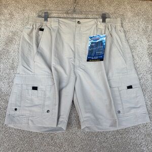 World Wide Sportsman Boca Grande Quick Dry Nylon Shorts Men's 38 Tan